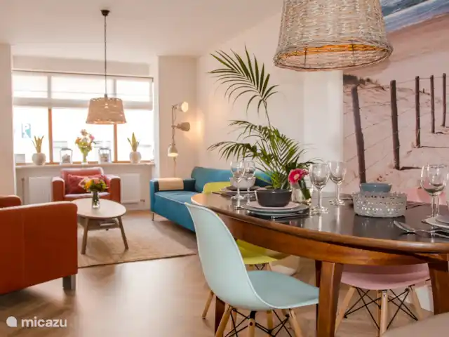 Location de Vacances Pays-Bas, Hollande méridionale, Katwijk, appartement - Beachhouse Anna parking privé ! Salon confortable