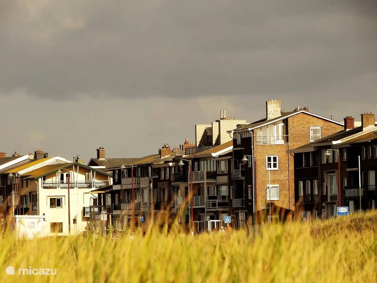 Der angenehme Boulevard von Katwijk aan Zee