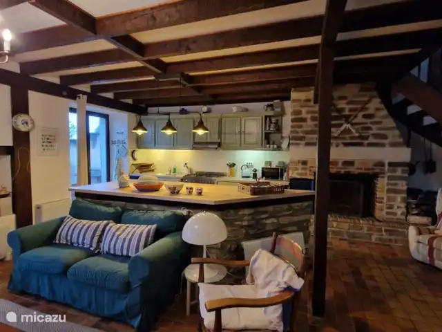 La Grange Imperiale en Francia, Dordoña, Salagnac - casa vacacional Salón