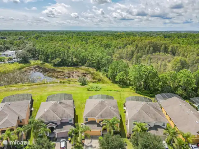 Villa Majeure | États-Unis, Floride, Davenport - villa vue plongeante sur la villa avec une vue étendue sur la réserve naturelle