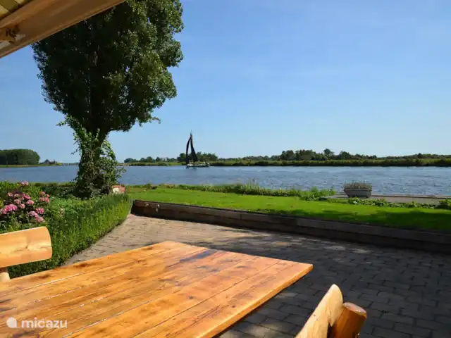 Vue dégagée | Pays-Bas, Frise, Warten - maison de vacances Vue depuis la terrasse