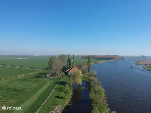 Vue dégagée | Pays-Bas, Frise, Warten - maison de vacances Photo drone Vue libre