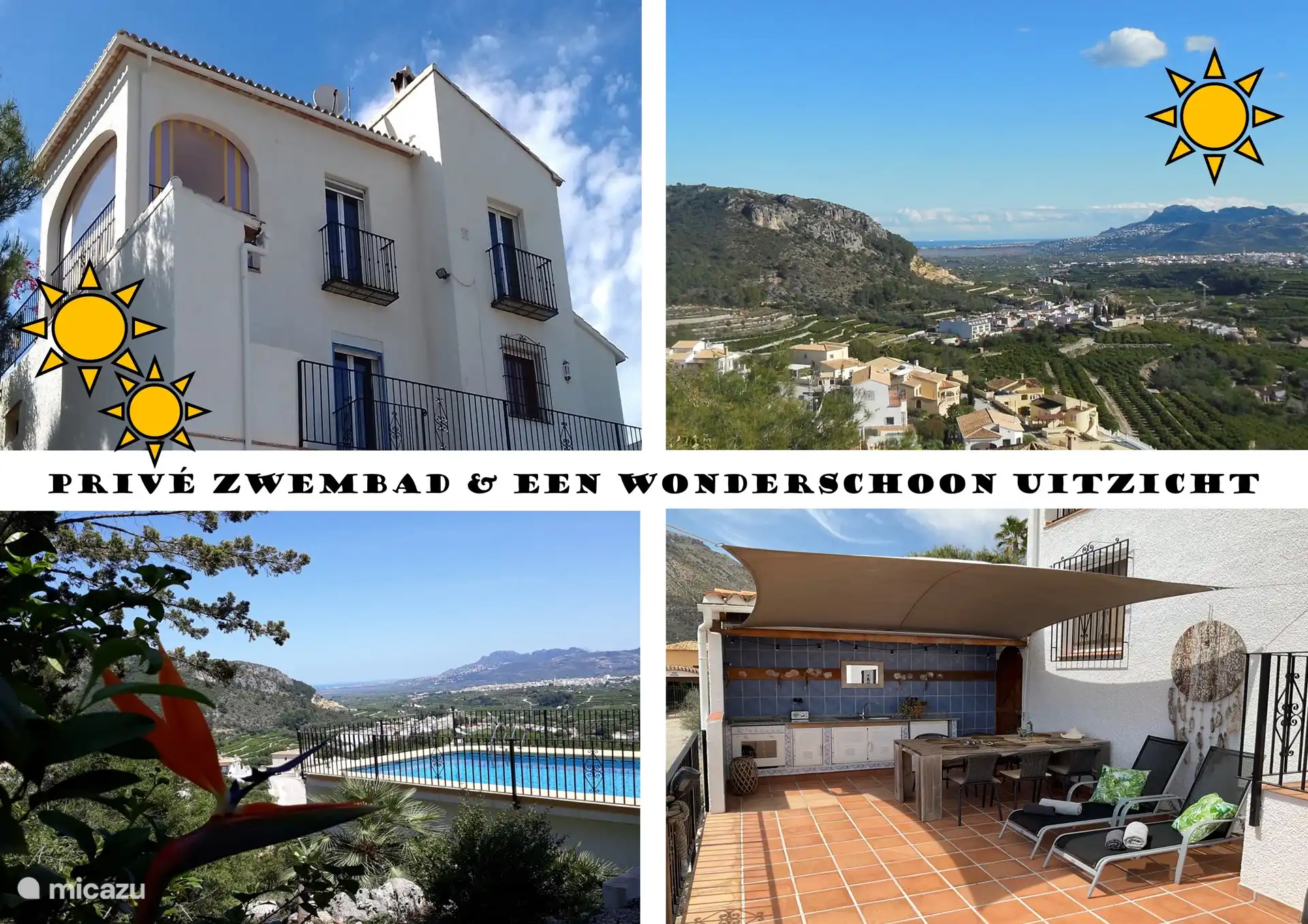 Casa 68 Monta&#241;as y el mar in Spain, Costa Blanca, Adsubia - Villa