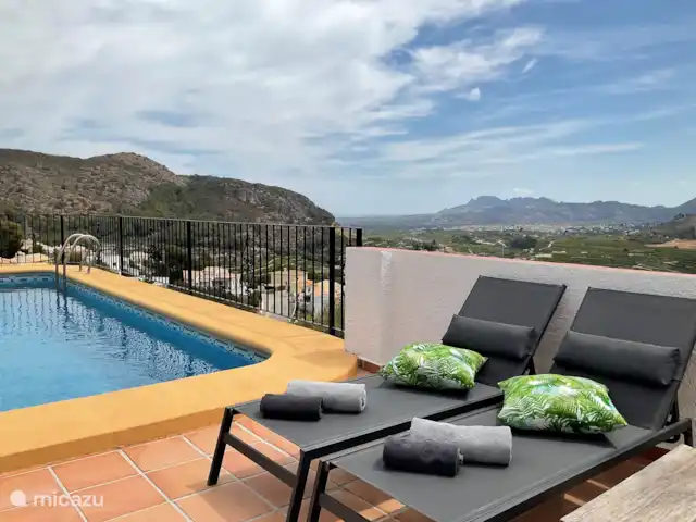 Casa 68 Montanas y el mar | Espagne, Costa Blanca, Adsubia - villa La belle vue depuis la piscine.