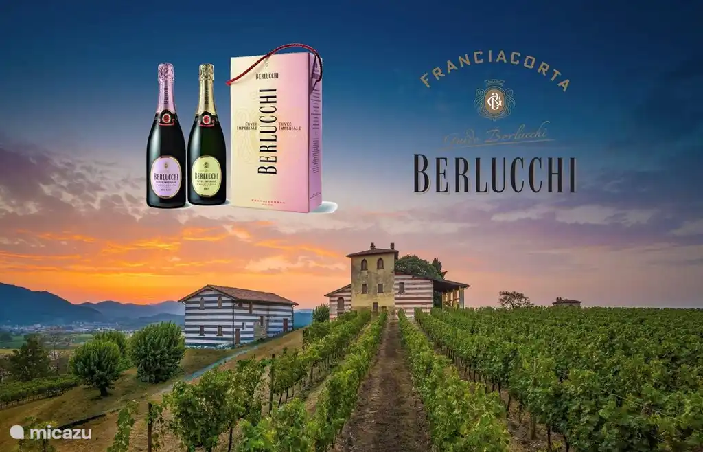 Franciacorta, conocida por sus vinos de burbujas, está a 20 km.