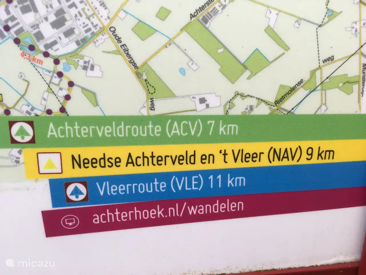 Wanderwege durch das Achterveld