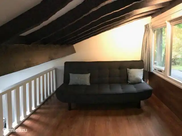 Scholekster huren in Nederland, Overijssel, Ommen - vakantiehuis Slaapkamer 3 met slaapbank op vide