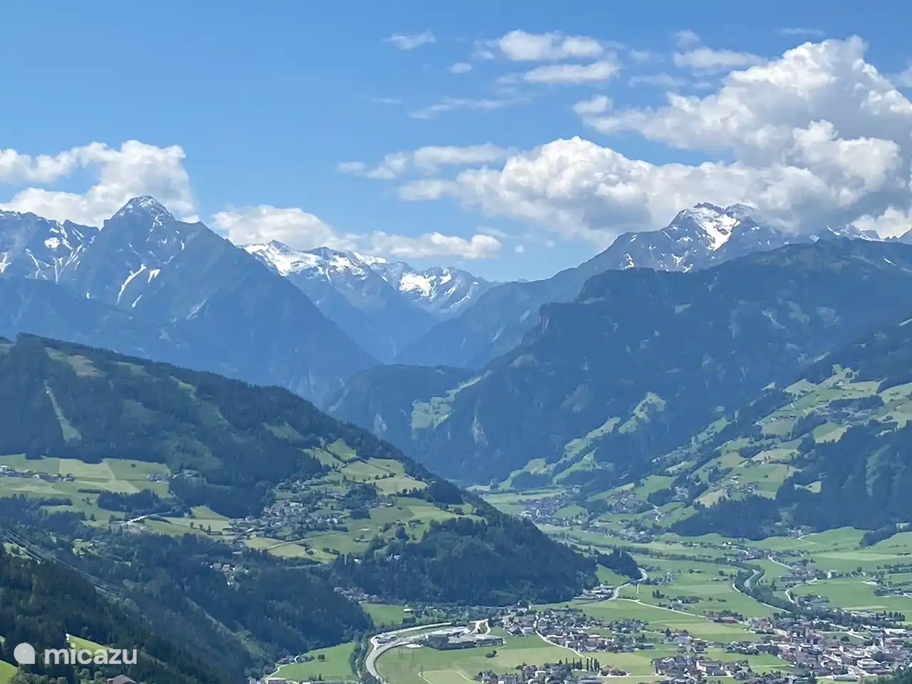Hermosa vista hacia Zell am Ziller