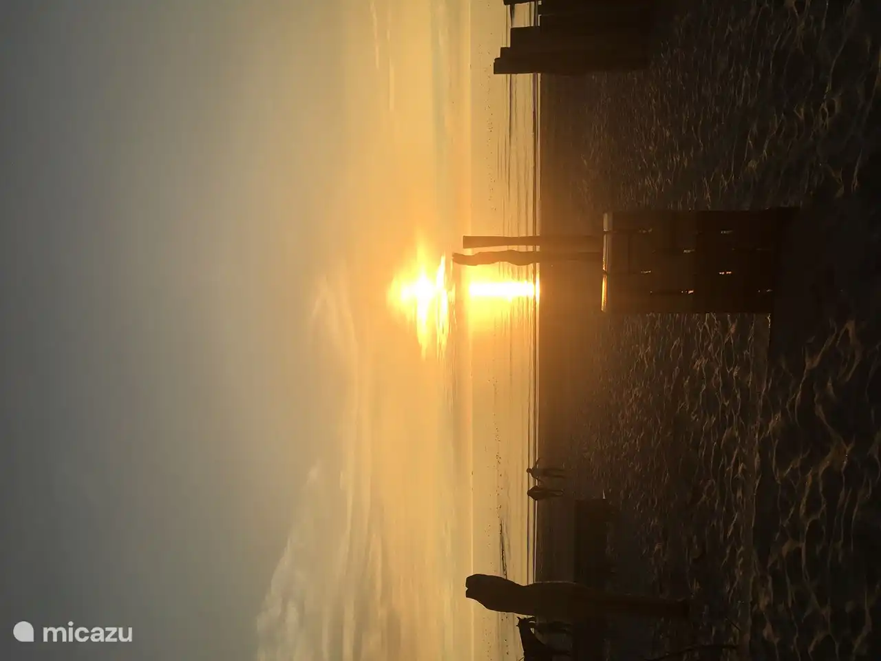 Der Sonnenuntergang am Strand des nahe gelegenen Callantsoog