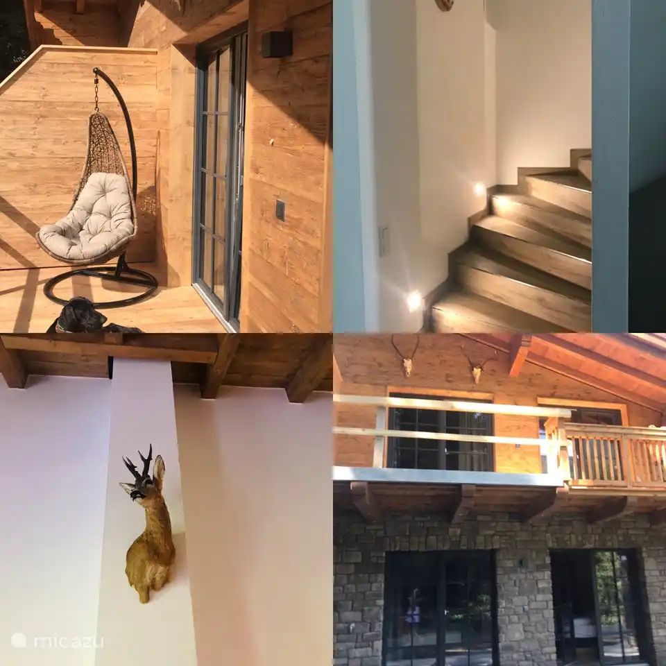 Heerlijk genieten van de Alpine Style inrichting. 
Lekker in het zonnetje op het balkon genieten van de bergen.