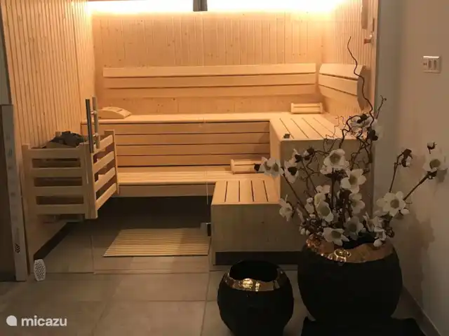 Location de Vacances Autriche, Salzburgerland, Krimml, cabane en bois / lodge - Wasserfall Lodge / Style alpin Grand sauna au sous-sol. Décoré avec goût
