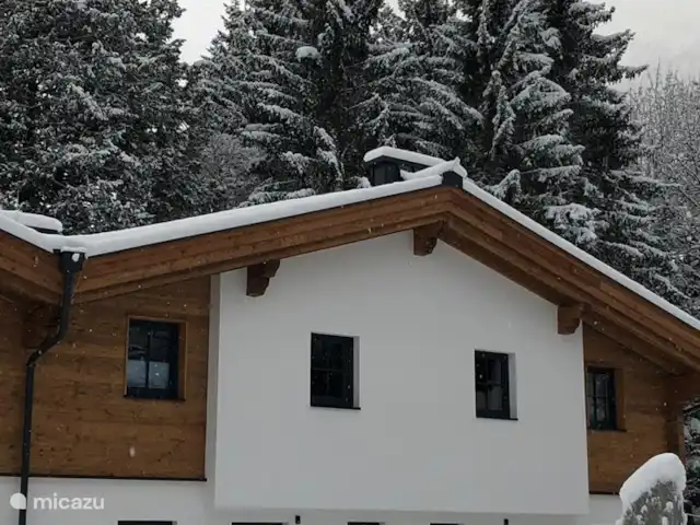 Location de Vacances Autriche, Salzburgerland, Krimml, cabane en bois / lodge - Wasserfall Lodge / Style alpin Façade du pavillon avec 2 stationnements