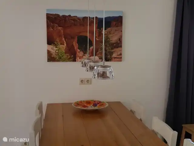 Salland Vakantie huren in Nederland, Overijssel, Heeten - vakantiehuis Eetkamertafel met 6 stoelen.