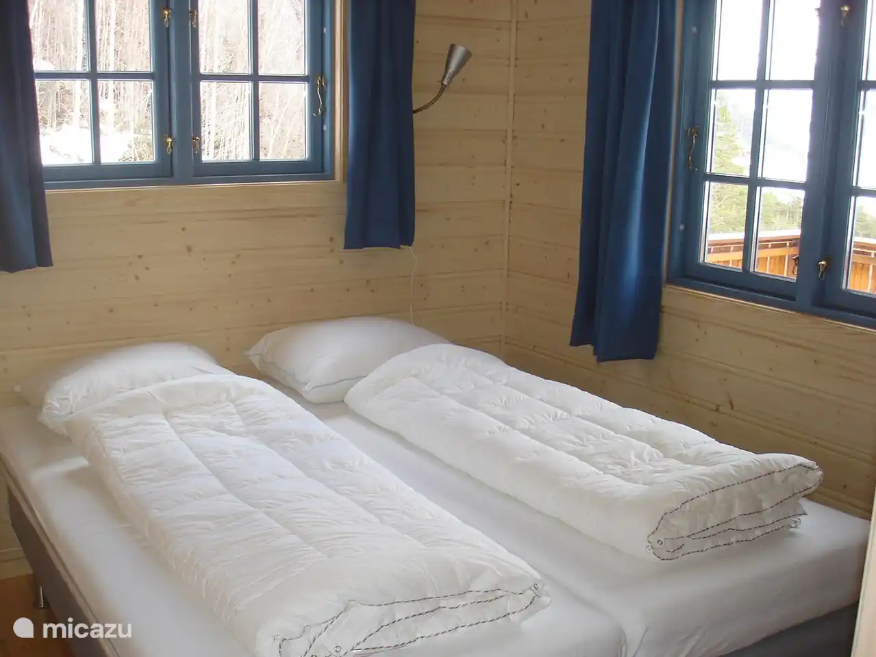 Schlafzimmer für 2 Personen im Erdgeschoss