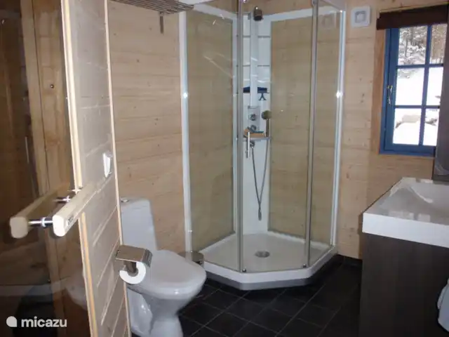 Location de Vacances Norvège, Telemark, Treungen, cabane en bois / lodge - Nisserzicht Grande salle de bain rez-de-chaussée avec sauna