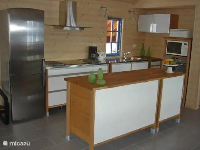 Location de Vacances Norvège, Telemark, Treungen, cabane en bois / lodge - Nisserzicht La cuisine avec tous les appareils