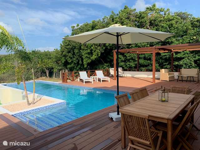 Maison de Vacances Curaçao, Banda Abou (ouest), Tera Pretu - maison de vacances Rancho avec piscine superbe vue