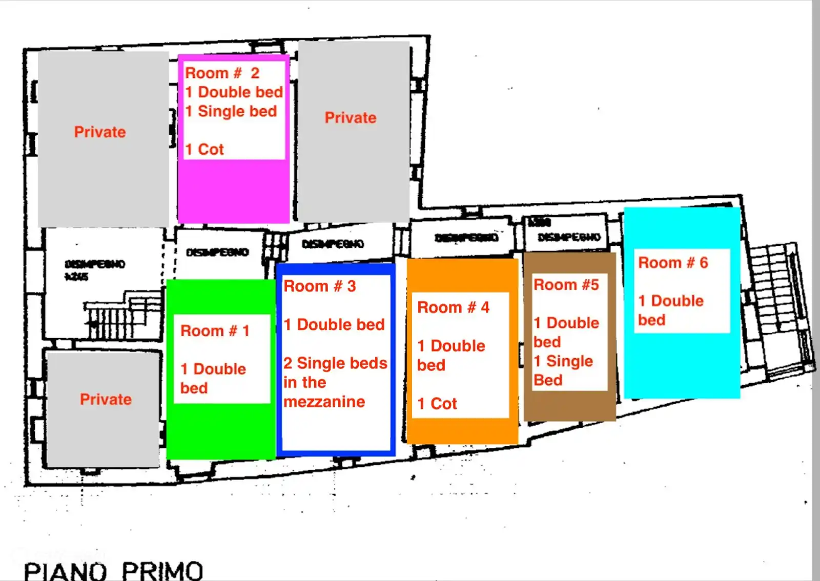 floor plan of the first floor