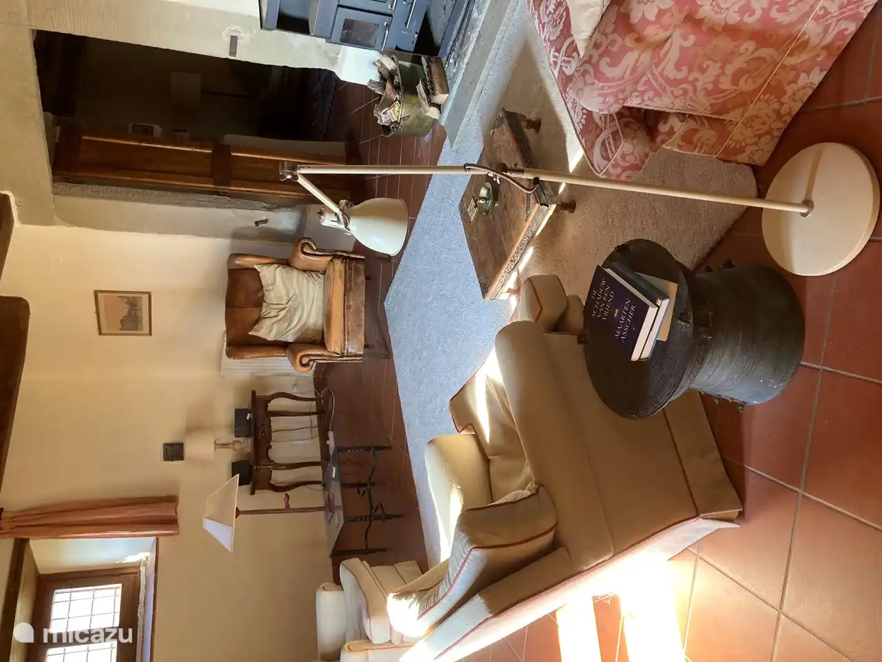 Sitting room with door to TV room