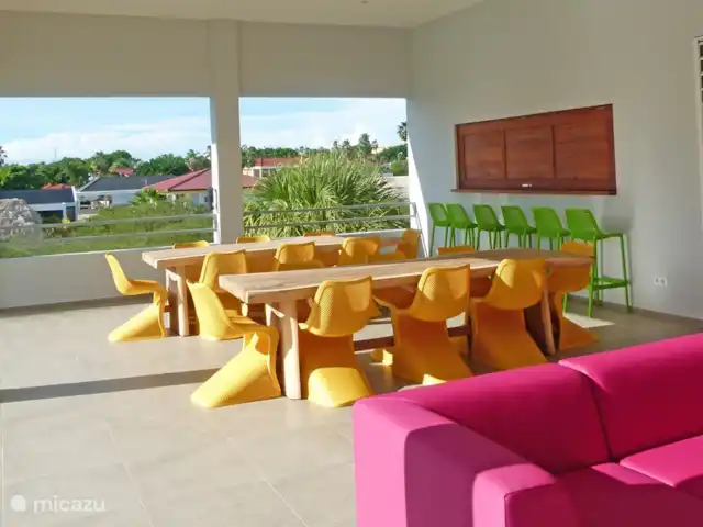 Résidence SeLaVi Curaçao | Curaçao, Banda Ariba (est), Vista Royal - villa Salle à manger du porche