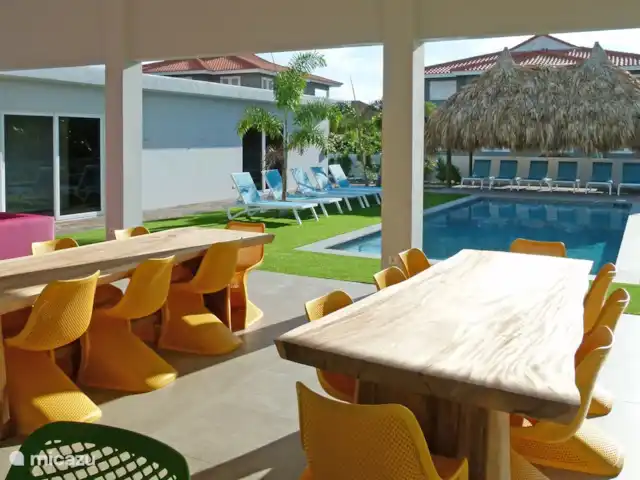 Résidence SeLaVi Curaçao | Curaçao, Banda Ariba (est), Vista Royal - villa Salle à manger du porche