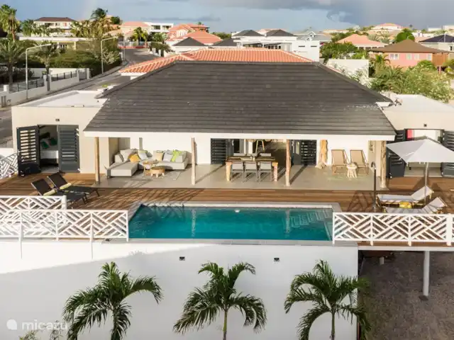 Vue sur la mer tropicale | Curaçao, Banda Ariba (est), Vista Royal - villa Porche et espace extérieur de plus de 150m2