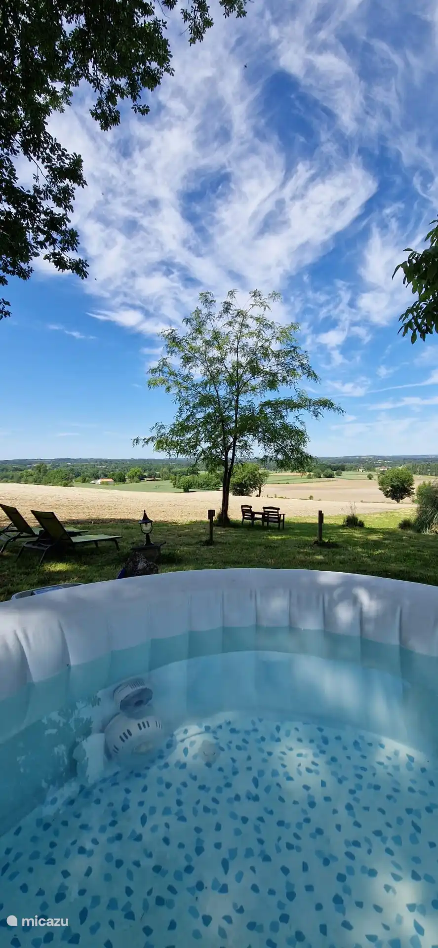 Aussicht aus dem Spa.