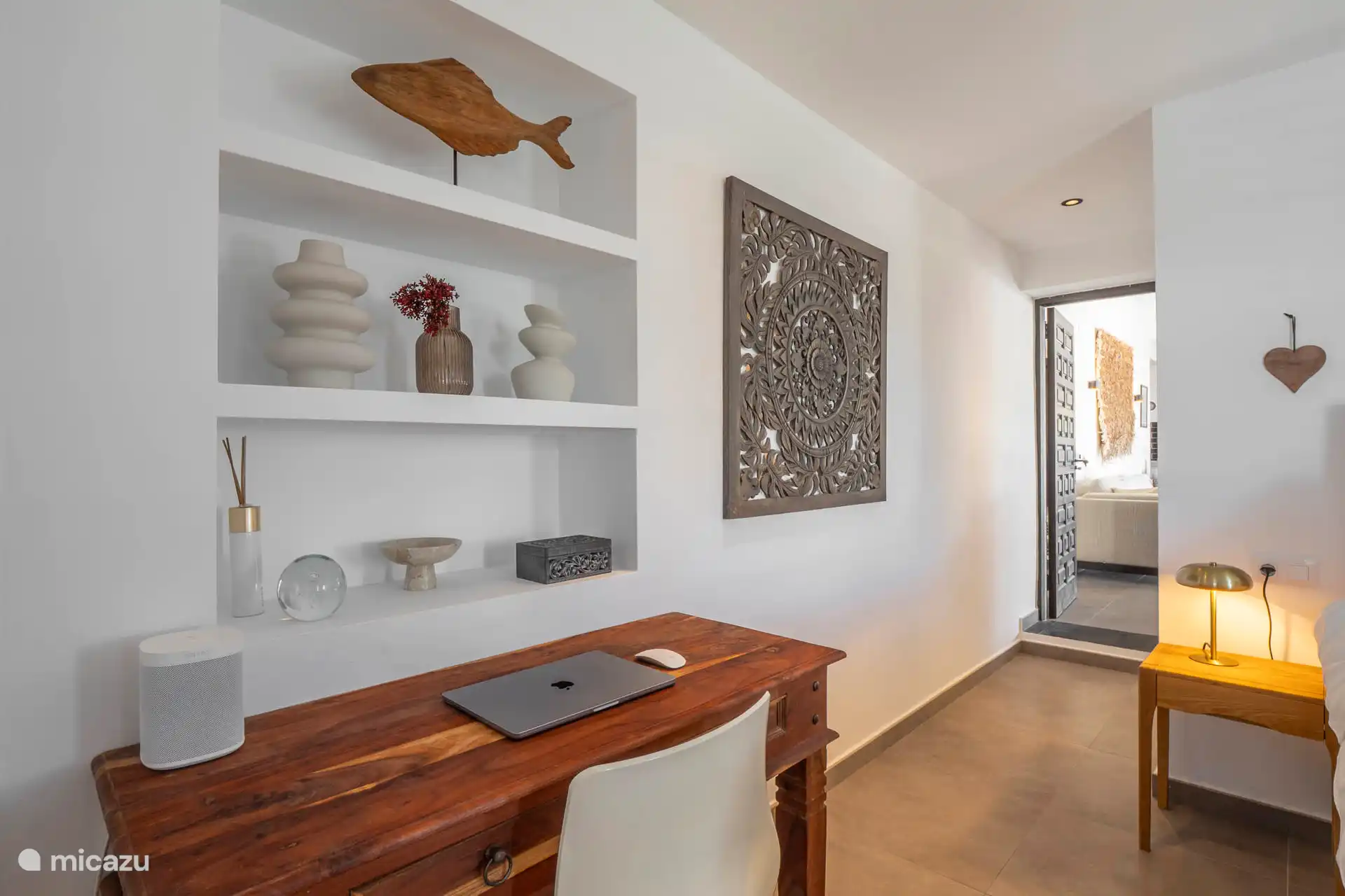 Ambiente en el dormitorio principal