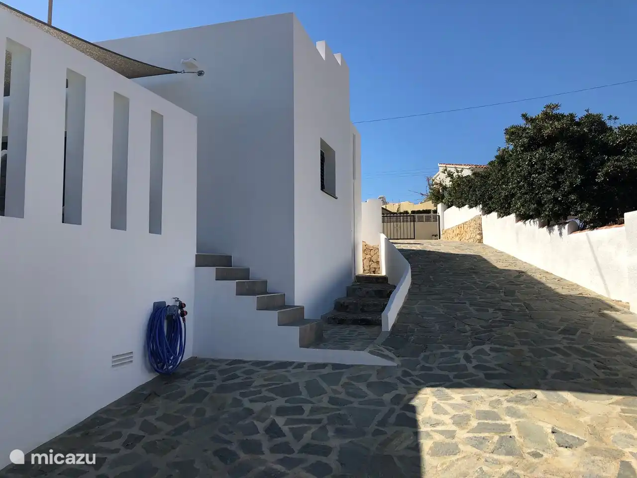 Modern Ibiza-style house, both outside and inside