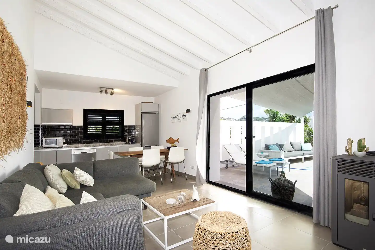 Cozy living room decorated with style