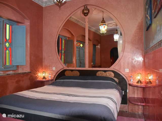 Vakantiehuis Marokko, Marrakech – bed & breakfast Kamer 1. Bab Ailen (Riad Aicha - M)