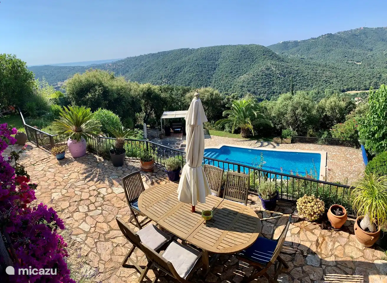 Pool view from 2nd bedroom balcony