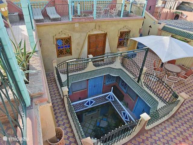 Vida nocturna, Marruecos, Marrakech, Marrakech, cama y desayuno Habitación 3. Bab Doukala (Riad Aicha M)