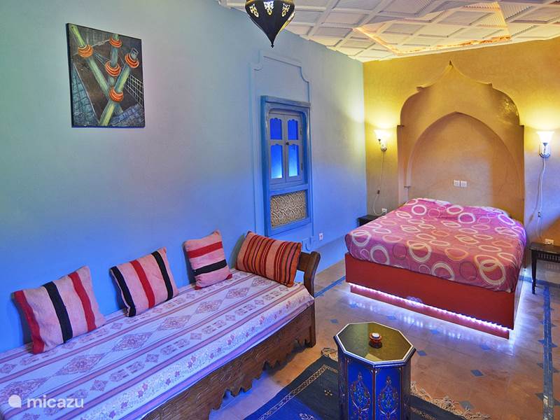 Vakantiehuis Marokko, Marrakech, Marrakech Bed & Breakfast Kamer 3. Bab Doukala (Riad Aicha M)