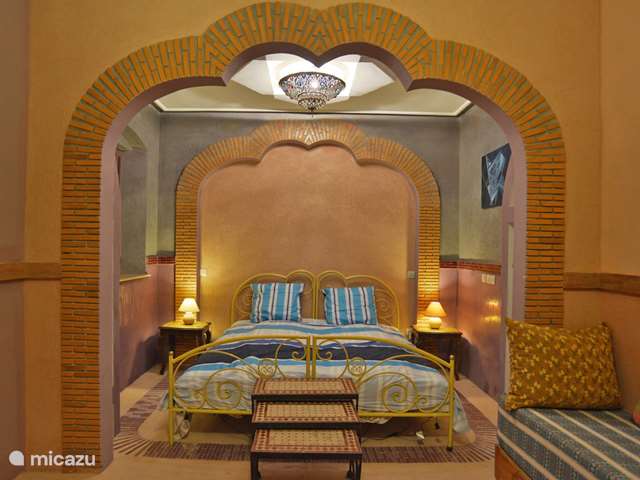 Vida nocturna, Marruecos, Marrakech, Marrakech, cama y desayuno Habitación 4. Gueliz (Riad Aicha M)