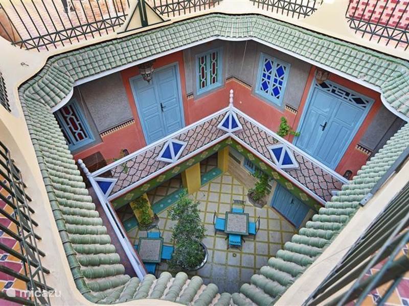 Vakantiehuis Marokko, Marrakech, Marrakech Bed & Breakfast Kamer 4. Gueliz (Riad Aicha M)