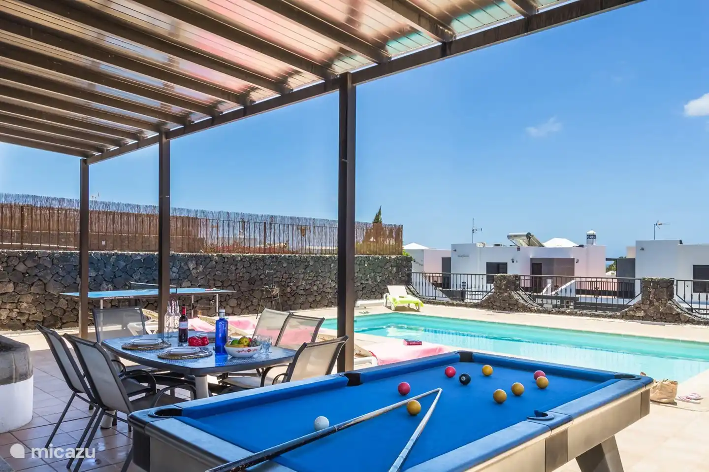 You do not have to be bored the billiards and the table tennis are already ready.