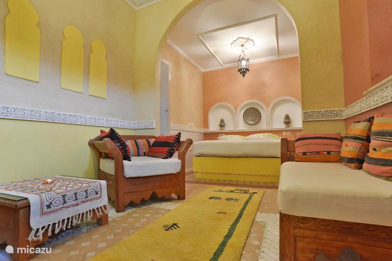 Vakantiehuis Marokko, Marrakech, Marrakech Bed & Breakfast Kamer 5. Palmeraie (Riad Aicha M)