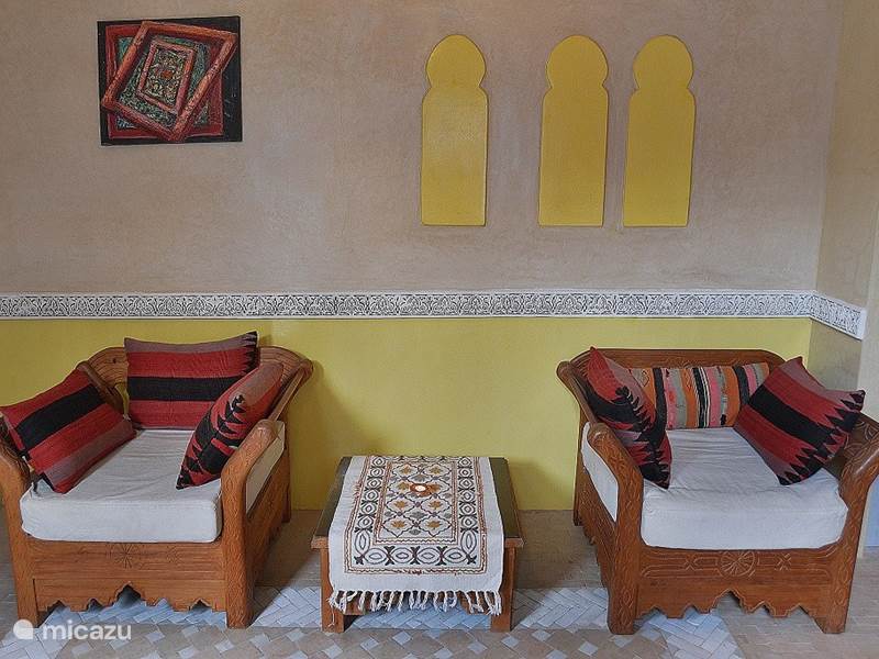 Ferienwohnung Marokko, Marrakesch, Marrakesch Bed & Breakfast Raum 5. Palmeraie (Riad Aicha M)