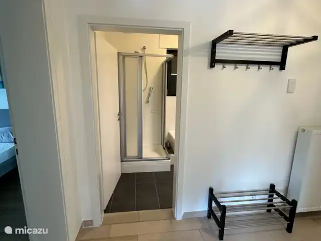 Ático Holgenbach Nat. Parque Eifel en Alemania, Eifel, Schleiden - apartamento Recibidor y puerta de baño