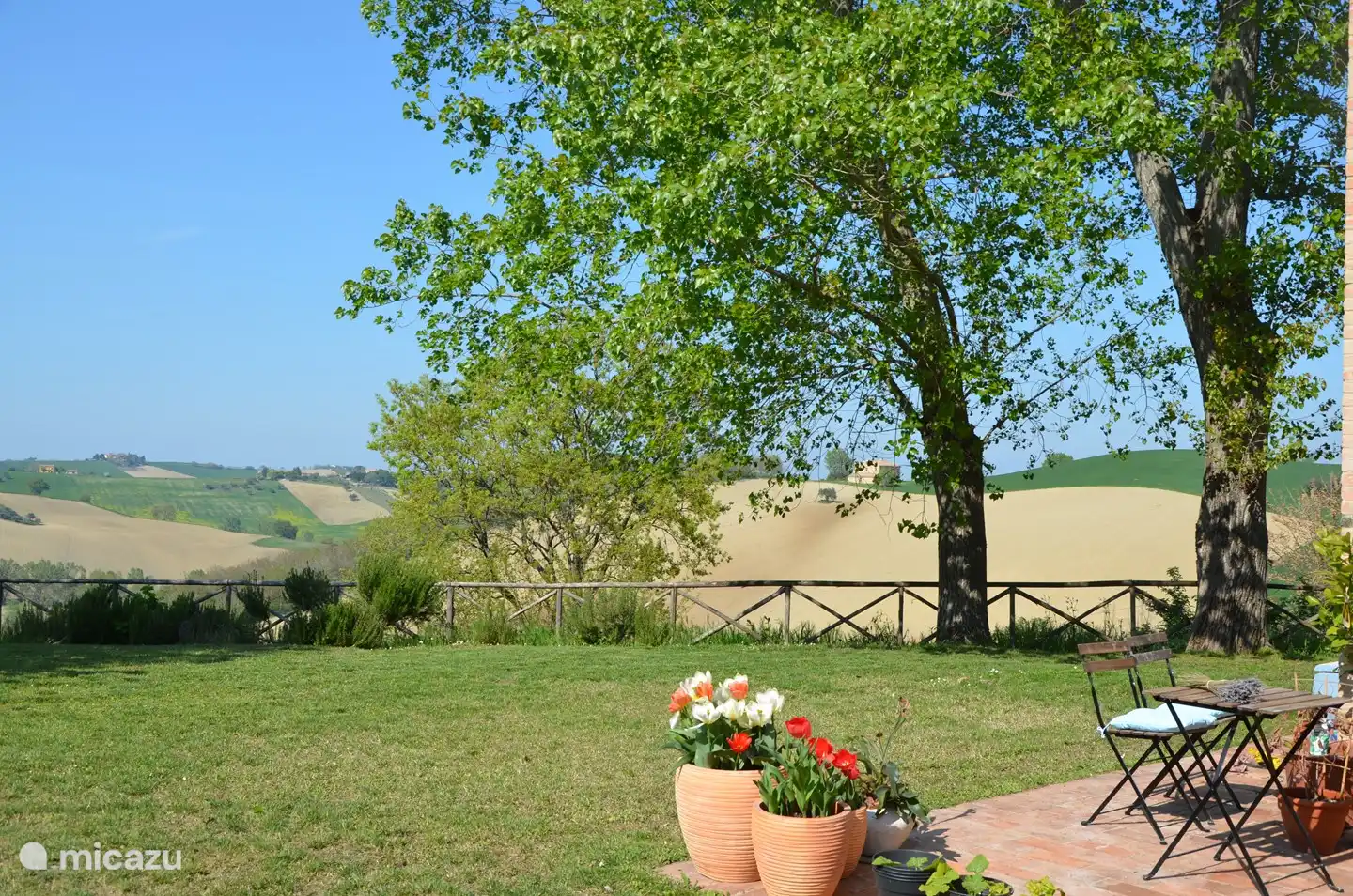 ...que ce soit au printemps, en été ou en automne ; la vue vous détend toujours !