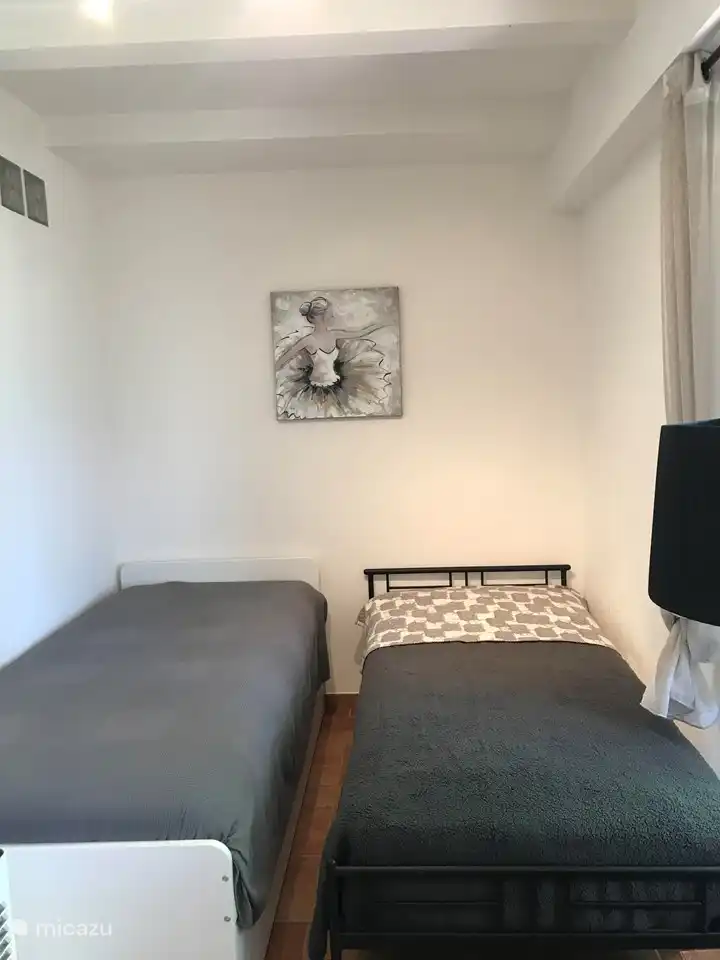 Les 2 lits du séjour sont des lits simples séparés. Les lits sont adaptés aux adultes et aux enfants. Les lits sont dotés de matelas épais pour que vous puissiez dormir confortablement.