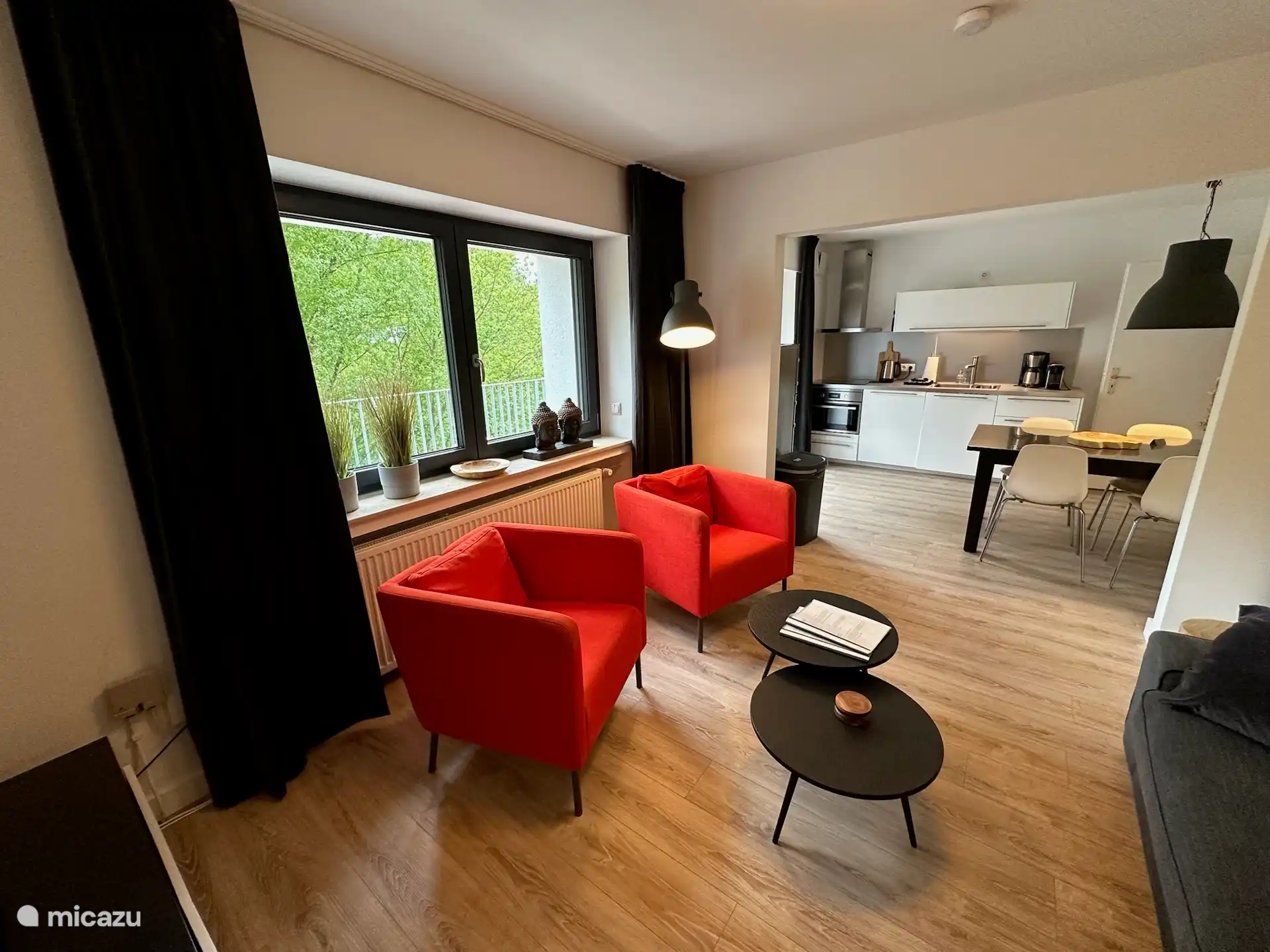 Wohnzimmer Ferienwohnung Holgenbach