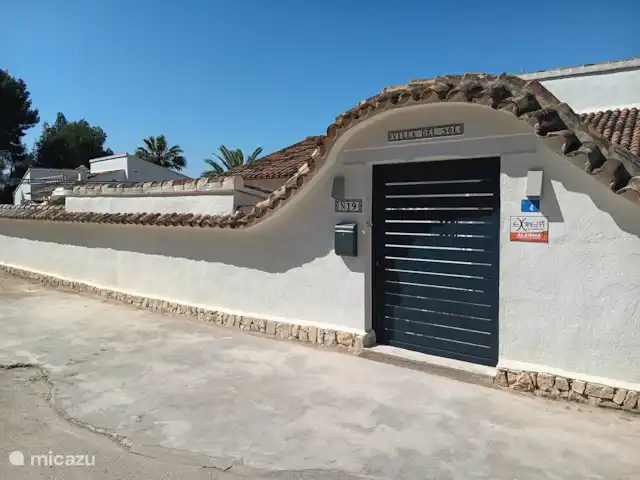 Villa del Sol huren in Spanje, Costa Blanca, Benissa - villa De inkomdeur