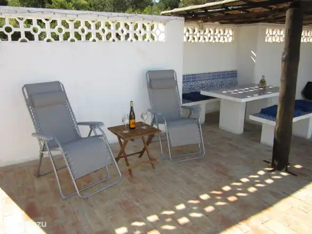 Casa Pura Vida, vue fantastique sur la mer | Portugal, Algarve, Guia - maison de vacances Détendez-vous sur le toit-terrasse