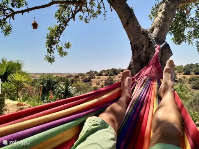 Casa Pura Vida, vue fantastique sur la mer | Portugal, Algarve, Guia - maison de vacances Détendez-vous dans le hamac de Casa Pura Vida