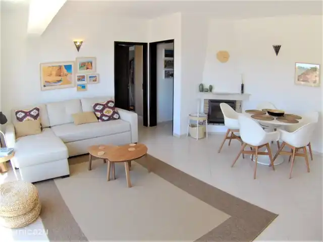 Casa Pura Vida, vue fantastique sur la mer | Portugal, Algarve, Guia - maison de vacances Canapé lounge (également canapé-lit pour 5ème et 6ème personne)