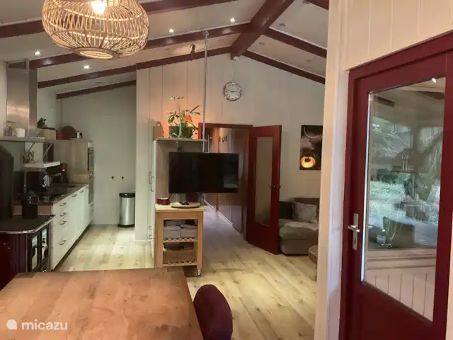 De Marke en Alemania, Baja Sajonia, Uelsen - cabaña de madera