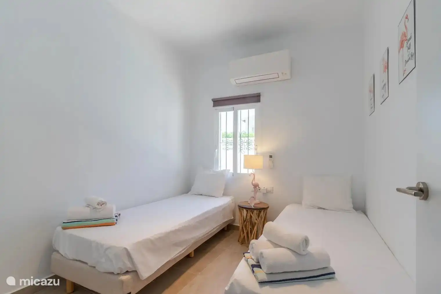 dormitorio más pequeño, las camas se pueden juntar.