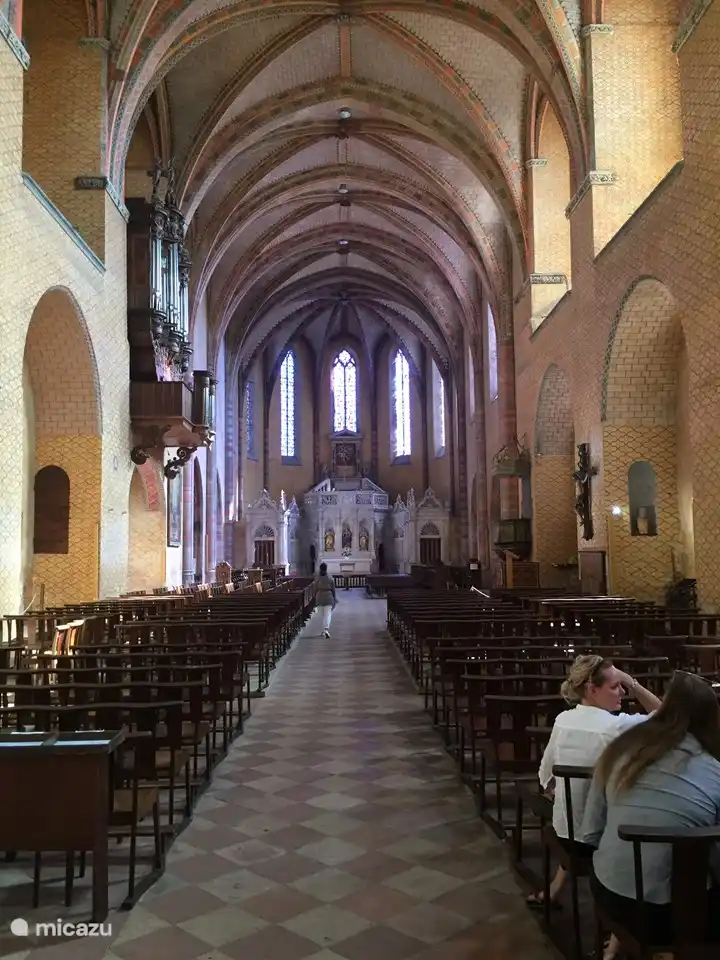 in de werelderfgoed kathedraal in moissac